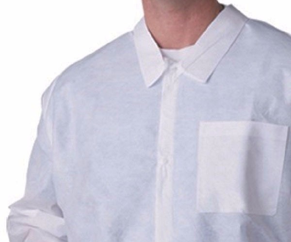 Revestimento curto de nutriÃ§Ã£o nÃ£o tecido de alta qualidade do laboratÃ³rio dos uniformes dos PP