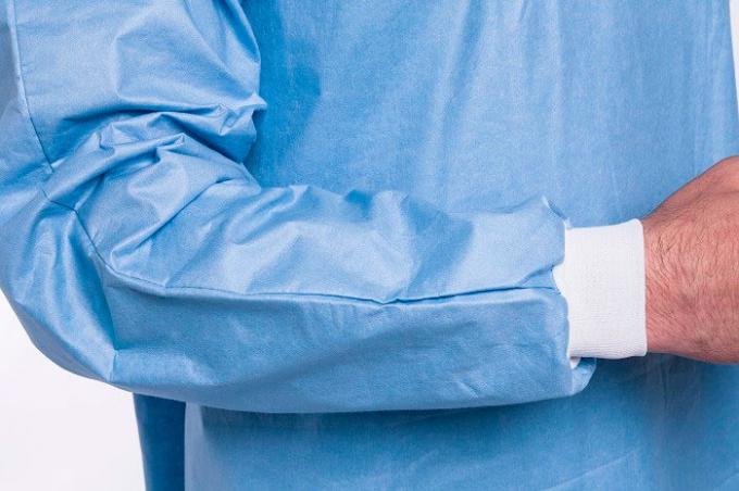 Revestimento curto de nutriÃ§Ã£o nÃ£o tecido de alta qualidade do laboratÃ³rio dos uniformes dos PP