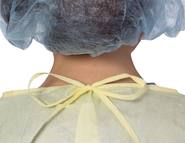 Vestido descartável não tecido do isolamento biodegradável para o quarto desinfetado/laboratório de pesquisa