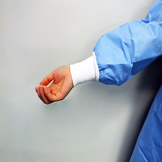 Vestido cirúrgico descartável resistente do rasgo, fato protetor médico estéril