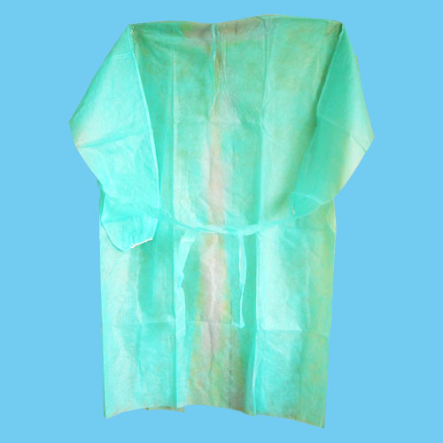 Vestido descartável do isolamento da prova da poeira para doutores/enfermeiras/técnicos de laboratório