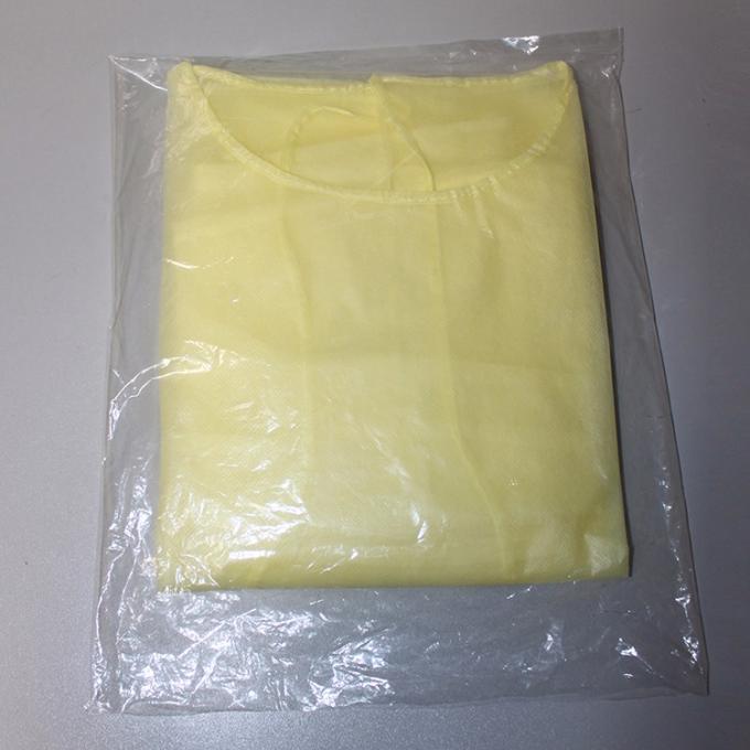 Vestido descartável do isolamento da prova da poeira para doutores/enfermeiras/técnicos de laboratório