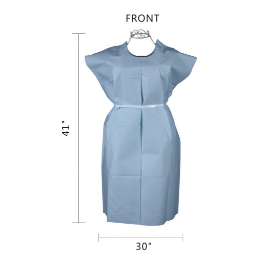 Rasgue o vestido descartável resistente do isolamento para o hospital/laboratório/indústria alimentar