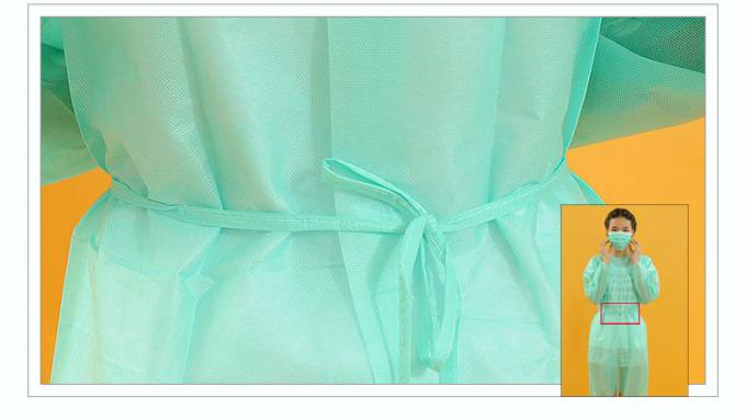 Vestidos amarelos descartÃ¡veis do isolamento do fabricante barato do OEM