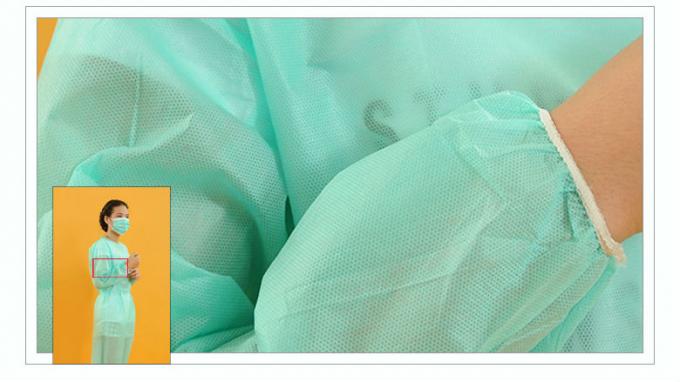 Vestidos amarelos descartÃ¡veis do isolamento do fabricante barato do OEM
