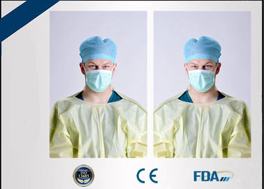 Non Irritating Disposable Isolation Gown , Full Length Disposable Barrier Gowns