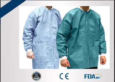 China Revestimento não tecido descartável de pouco peso do laboratório para estudantes de Medicina clínicas fábrica
