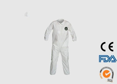 Macacões descartáveis Microporous do trabalho, ternos de caldeira descartáveis duráveis