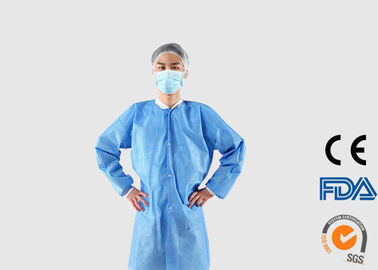 O visitante descartável não tecido reveste o peso leve para o laboratório médico