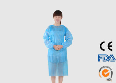 Vestidos médicos descartáveis da prova líquida para o hospital/clínica/farmácia