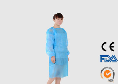 Os vestidos médicos descartáveis de pouco peso, PP revestiram vestidos estéreis descartáveis do PE