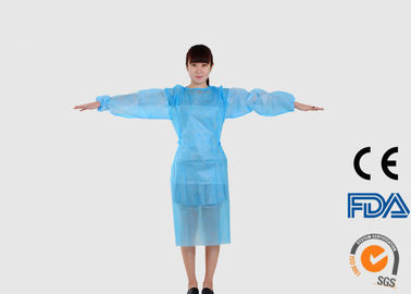 Cor azul não tecida dos vestidos médicos descartáveis para o impedimento transversal da infecção