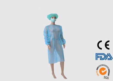 China Vestidos descartáveis do isolamento do hospital do polipropileno com efeito de proteção alto fábrica