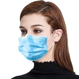 A máscara médica não tecida da cara dos PP com laço elástico da orelha impede tossir a contaminação