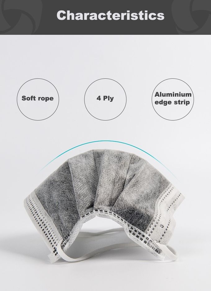 Respirador de filtro de pouco peso do carbono, uso da máscara de poeira do filtro do carbono único
